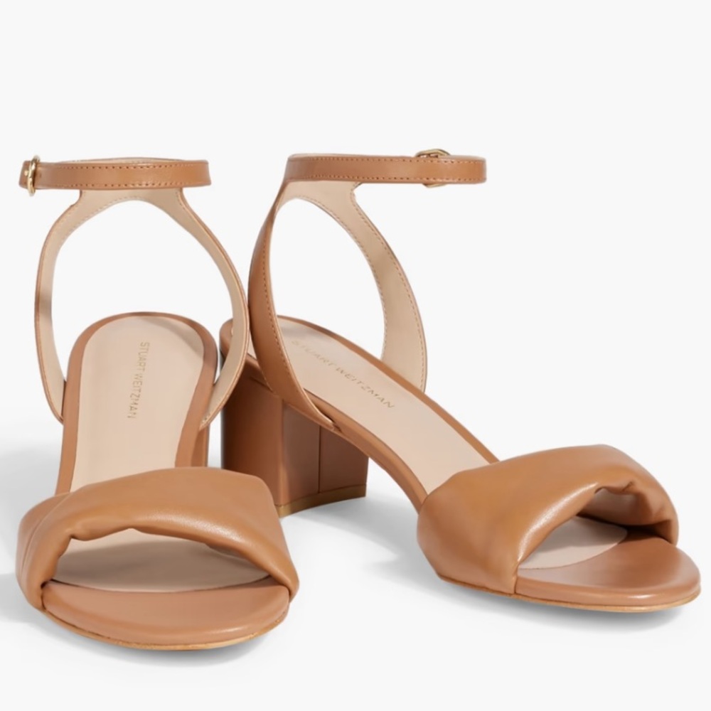 🌹STUART WEITZMAN🌹  Everly 50 Leather Sandals Size: 6.5